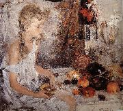Nikolay Fechin The girl with the melon oil on canvas